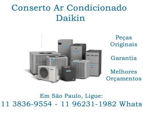 conserto ar-condicionado Daikin
