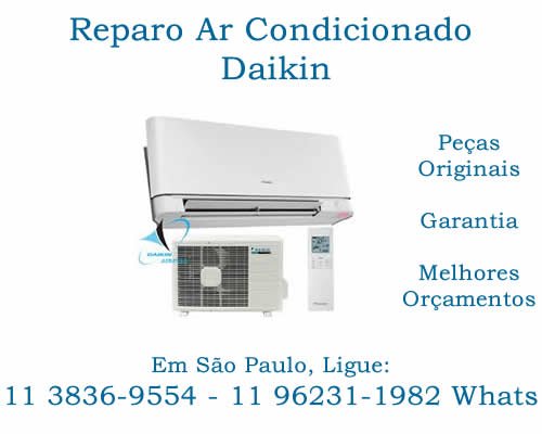 reparo ar-condicionado Daikin